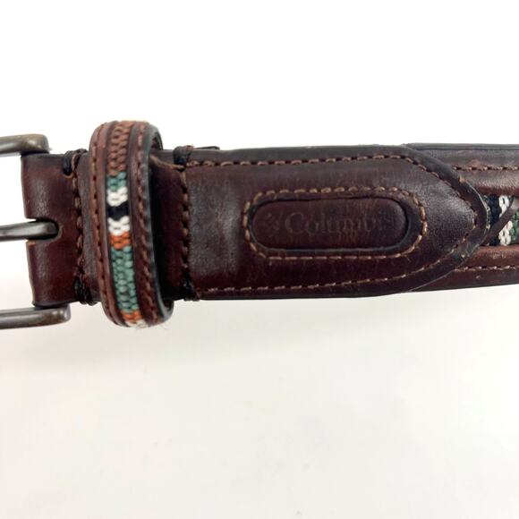 Columbia 32mm oil tan Guatemalan belt size 46 - Picture 4 of 6